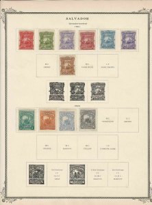 salvador stamps page ref 17184
