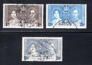 Aden #13-5   VF, Used, Complete Set, CV $5.65   .....  0020083