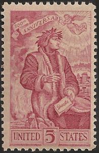 # 1268 MINT NEVER HINGED DANTE ALIGHIERI