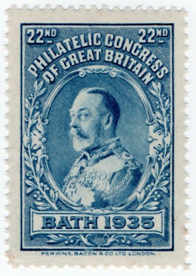 (I.B) Cinderella : 22nd Philatelic Congress (Bath 1935) George V