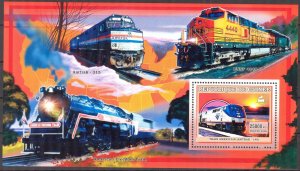 Guinea 2006 Trains Locomotives (1) S/S MNH