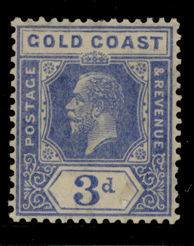 GOLD COAST GV SG91, 3d bright blue, NH MINT.