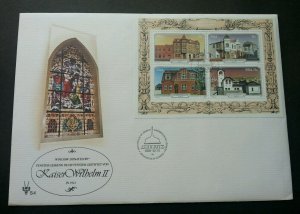 South Africa Architecture Of Luderitz 1981 Windows Art (miniature FDC)