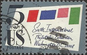 # 1310 USED SIXTH INTERNATIONAL PHILATELIC EX.