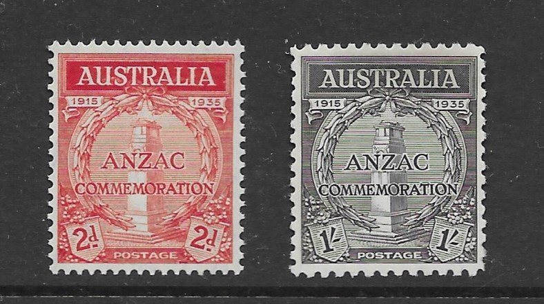 australia 150-51  1935  set 2  VF  NH