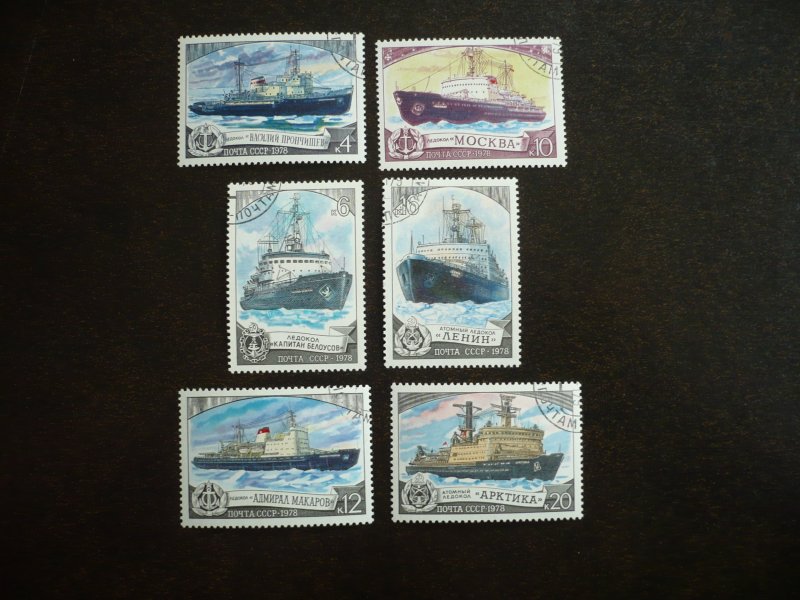 Stamps - Russia - Scott# 4721-4726 - CTO Set of 6 Stamps