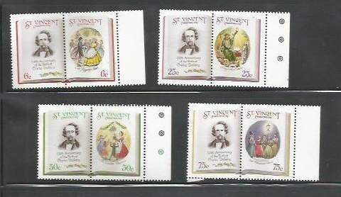 ST. VINCENT - 1987 - Christmas - Perf 8v Set - Mint Never Hinged