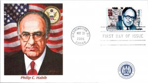 FDC 2006 Sc #4076 Philip C Habib - Washington DC - Single - J936