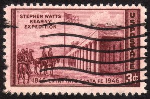 1946, US 3c, Kearny Expedition, Used, Sc 944