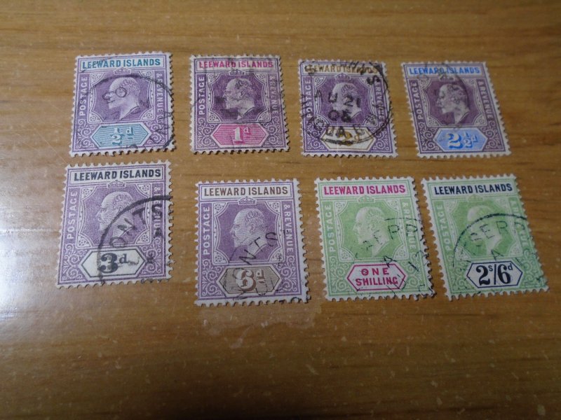 Leeward Islands  #  20-27  used