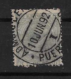 PUERTO RICO STAMP, VFU,  #AGOC25