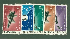 SURINAM B99-B103 MH BIN $2.00