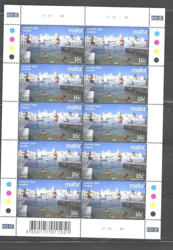 MALTA 2006 EUROPE #1244-1245 1SET=$1.25 / 2 FULL SHEETS=$10.25