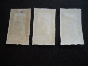 Stamps - Monaco - Scott# 247-249 - Mint Hinged Part Set of 3 Stamps