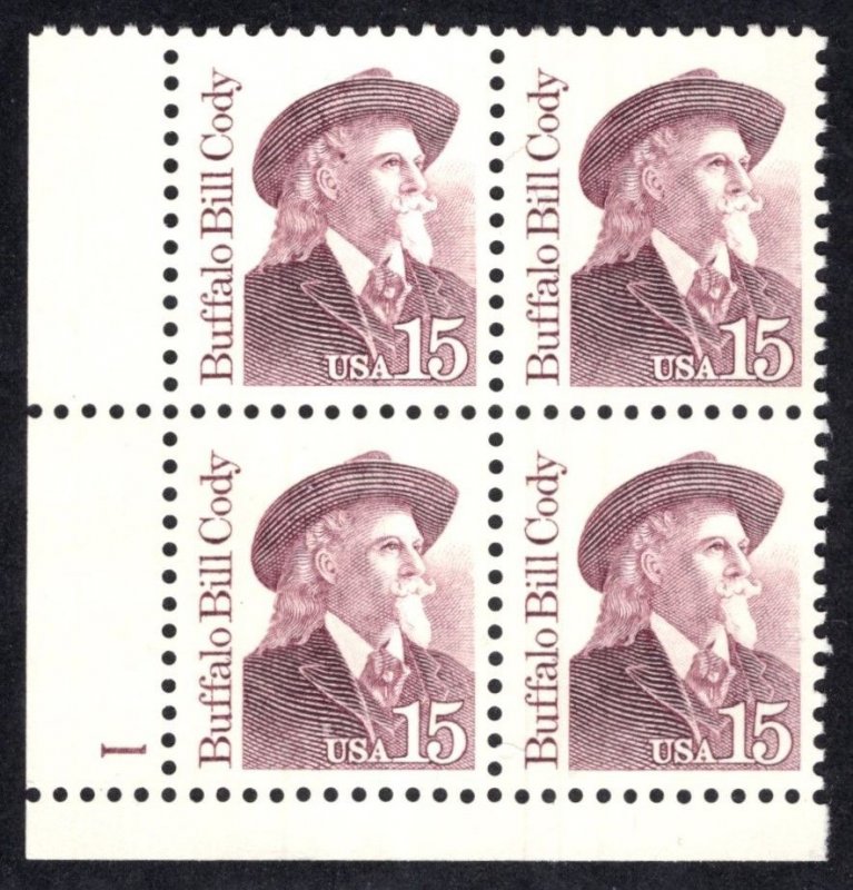 United States Scott #2177 Plate Block of 4 MINT NH OG, rich strong color.