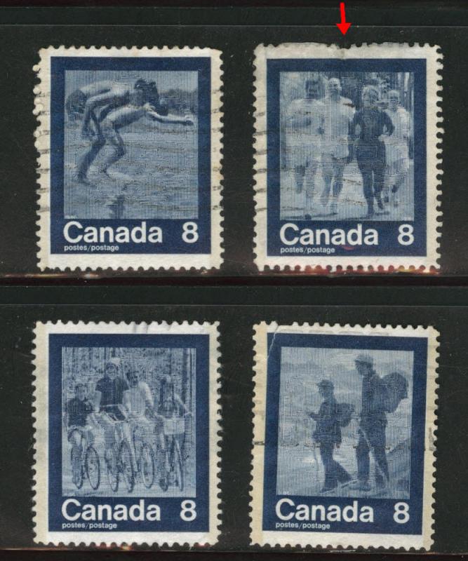 Canada Scott 629-632 Used 1973  set