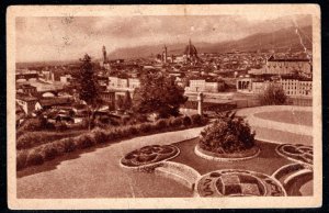 Iran/Persia picture postcard 1933, FIRENCE - panorama, used