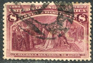236 8c Columbian Exposition USED VF