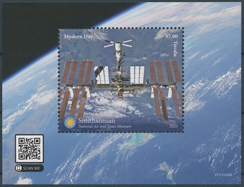 Tuvalu 2021 MNH Space Stamps Modern Day Smithsonian Museums 1v S/S I 