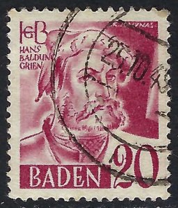 Germany Baden 5N37 VFU M1233