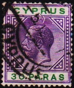 Cyprus. 1912 30pa S.G.76 Fine Used