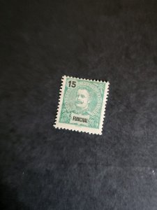 Stamps Funchal Scott #17 hinged