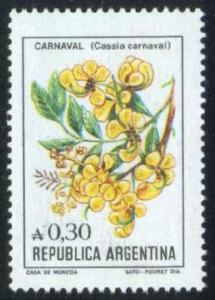 Argentina #1522 Flowers, MNH (0.50)