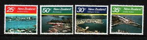 New Zealand-Sc#711-14-unused NH set-Harbors-1980-