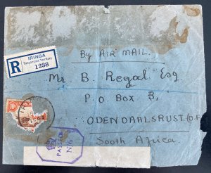 1944 Iringa Tanganyika Polish Refugee Camp Censored Cover To South Africa