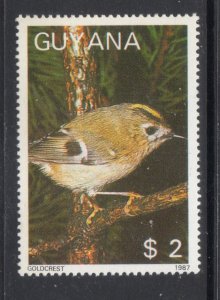 GUYANA 1865d MNH VF Bird -Goldcrest