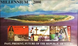 Nauru 2000 New Millennium Minisheet MNH