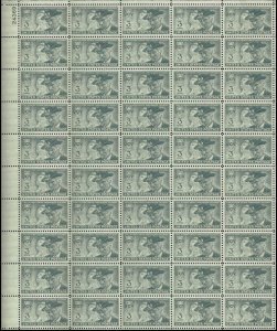 US Stamp - 1951 United Confederate Veterans - 50 Stamp Sheet #998