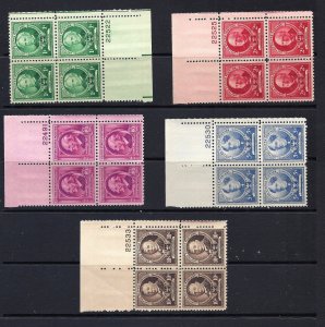 USA 1940 Scott 859-893 Famous American Plates mnh scv $285.45 Less 80%=$57.00