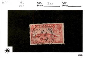 Gibraltar, Postage Stamp, #96 Used, 1931 SON Cancel (AB)