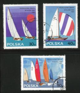 Poland Scott 1324-1326 Used CTO stamps