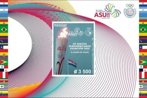 Paraguay 2022 MNH Stamps Souvenir Sheet Sport South American Games Flags