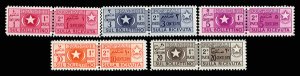 Somalia #Q56-Q64 Mint nh fine to very fine   Cat$357 1950, Parcel Post, 1c-3s...