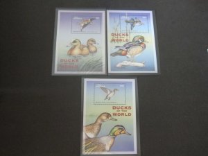 Gambia 2001 Sc 2511-3 Bird set MNH