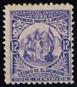 El Salvador #182 Central American Union; Unused (8.50)