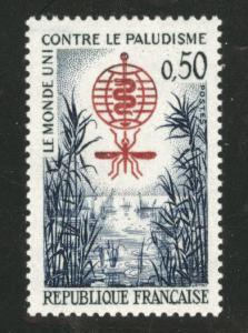 France Scott 1032 MNH** 1962 WHO Malaria eradication stamp