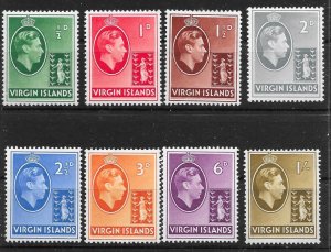 VIRGIN ISLANDS SG110/7 1938 SET TO 1/= MTD MINT