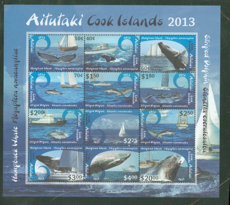 Aitutaki #612  Souvenir Sheet