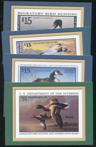Set of 20 Federal Duck Stamp Maxi Postal Cards All Unused
