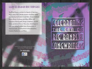 #3096-03 FDC USPS Signed Ceremony Program BIG BAND LEADERS & SONG WRITERS (my8)