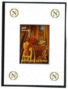 Chad 2009 Napoleon Bonaparte Chess Souvenir Sheet Perforated Mint (NH)