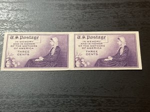 US SC # 754 Unused Pair