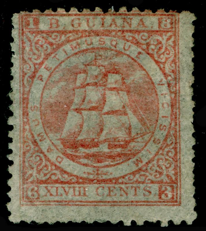 BRITISH GUIANA SG82, 48c Pale Red Perf 12½-13, M MINT. Cat £375.