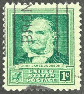 USA, 1940, SC#874, Famous Americans, Scientists, Used, F