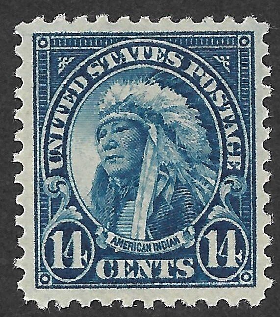 Doyle's_Stamps: MH 1923 American Indian Issue, Scott #565*