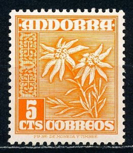 Spanish Andorra #38 Single MH